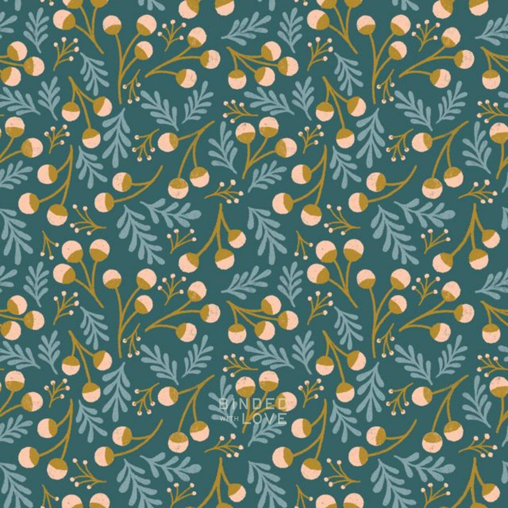 Berries Dark Blue 228889 | Folky Forest by Soph Rowe