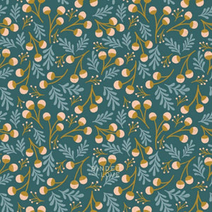 Berries Dark Blue 228889 | Folky Forest by Soph Rowe