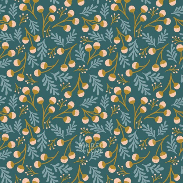 Berries Dark Blue 228889 | Folky Forest by Soph Rowe