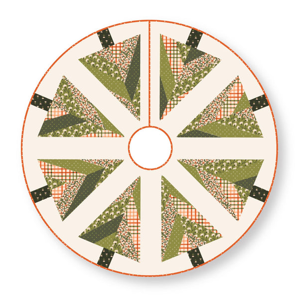 Blooming Little Flowerets White 229019 | Crimson and Evergreen by Kay’s Illustrations