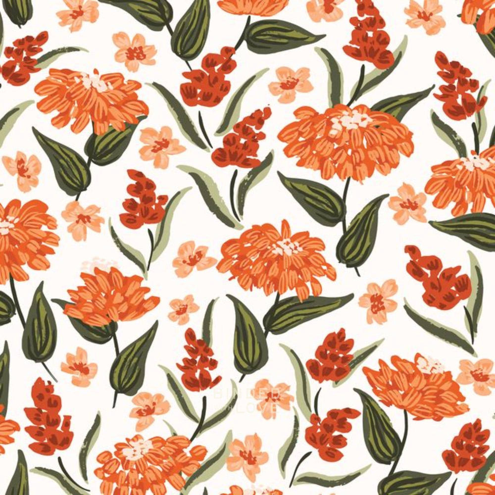 Into the Meadow White 229034 | Crimson and Evergreen by Kay’s Illustrations