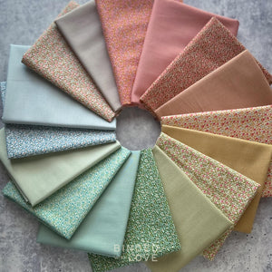 Morning Meadow | Curated Fat Quarter Bundle | 16 Fat Quarters | Modern Quilt Fabric Bundle