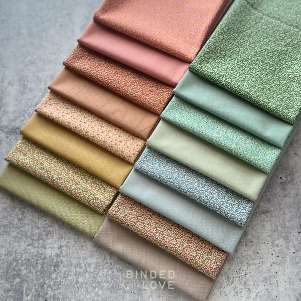 Morning Meadow | Curated Fat Quarter Bundle | 16 Fat Quarters | Modern Quilt Fabric Bundle