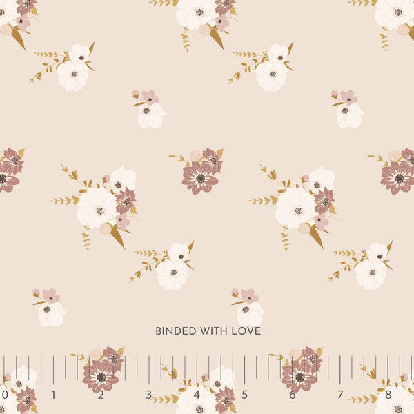 In Full Bloom Pink Damask JN100-PD1 | Enchanted Blossoms by Jenny Brooks