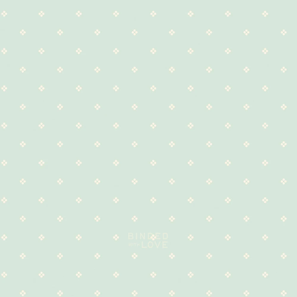 Bouquet des Fleurs Dots Mint C17294R-MINT | Rose & Violet's Bouquet by Miss Rose Sister Violet Collection
