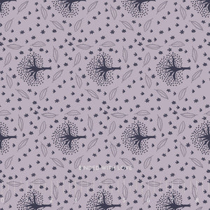 Winter Thicket Lavender Gray 229518 | Whimsical Forest Floor by Mel Armstrong