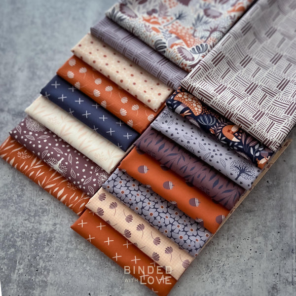 Whimsical Forest Floor by by Mel Armstrong | Full Collection 16 Prints | Precut Bundles