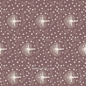 Winter Thicket Red Bean 229519 | Whimsical Forest Floor by Mel Armstrong