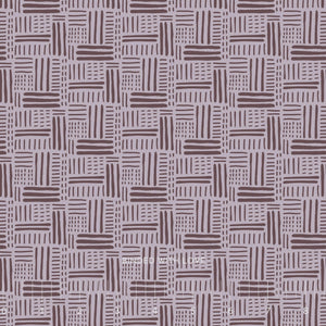 Basket Stitch Lavender Gray 229526 | Whimsical Forest Floor by Mel Armstrong
