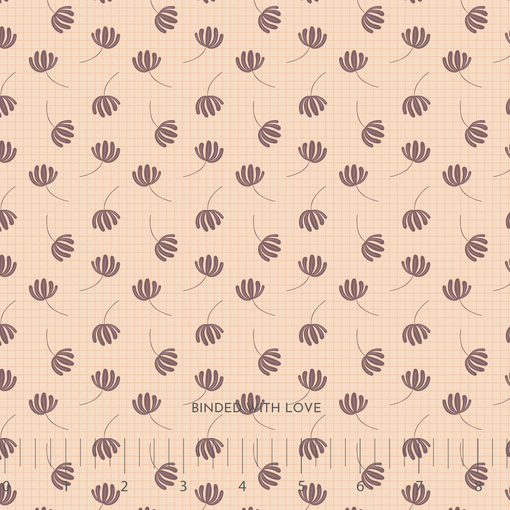 Floating Flora Peach 229529 | Whimsical Forest Floor by Mel Armstrong
