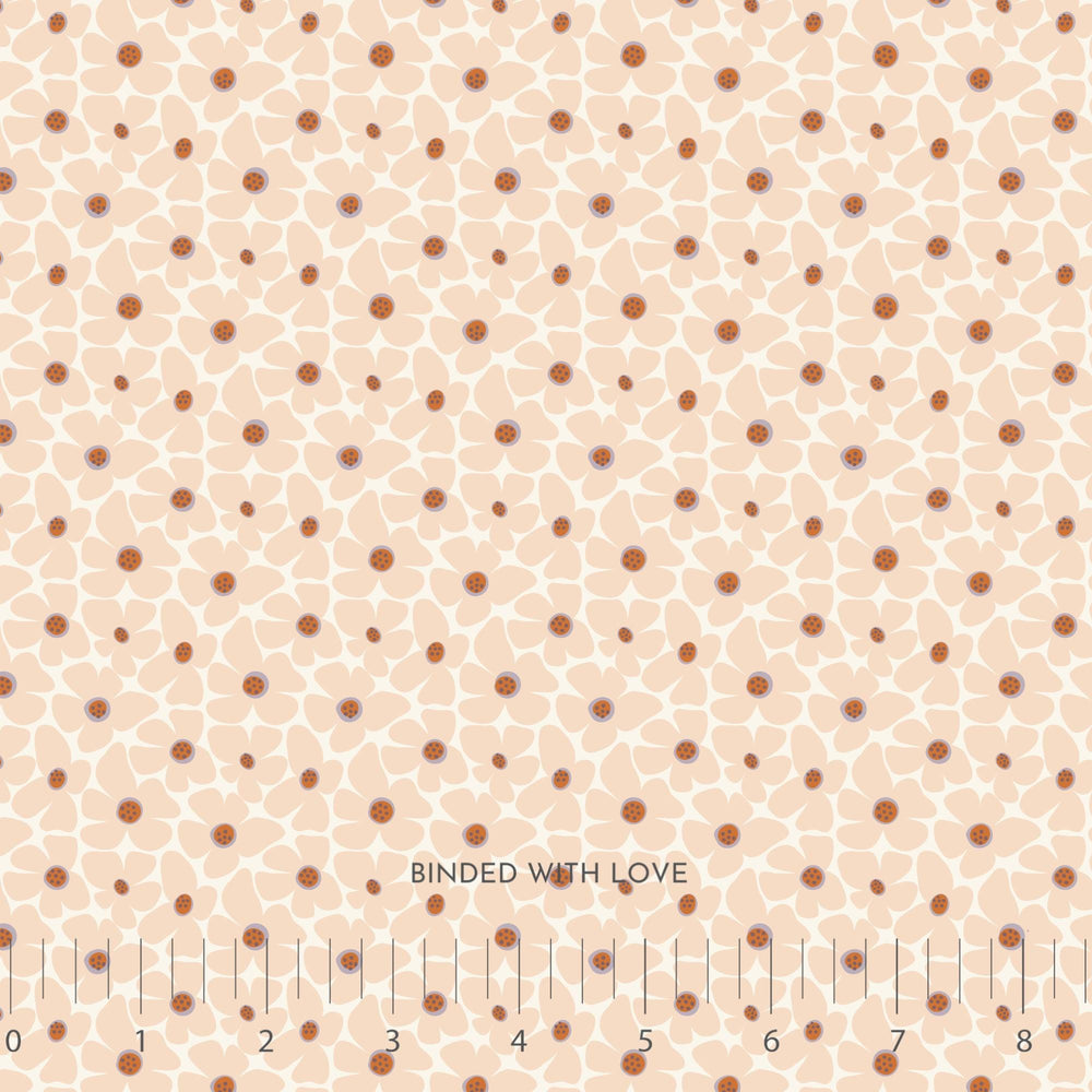 Clover Meadow Peach 229531 | Whimsical Forest Floor by Mel Armstrong