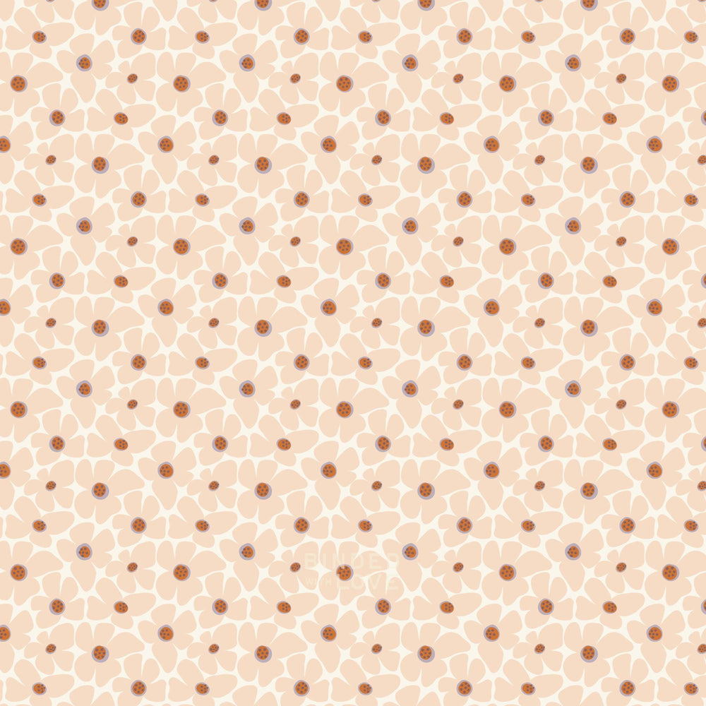 Clover Meadow Peach 229531 | Whimsical Forest Floor by Mel Armstrong