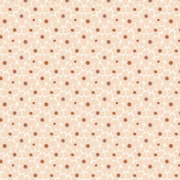 Clover Meadow Peach 229531 | Whimsical Forest Floor by Mel Armstrong