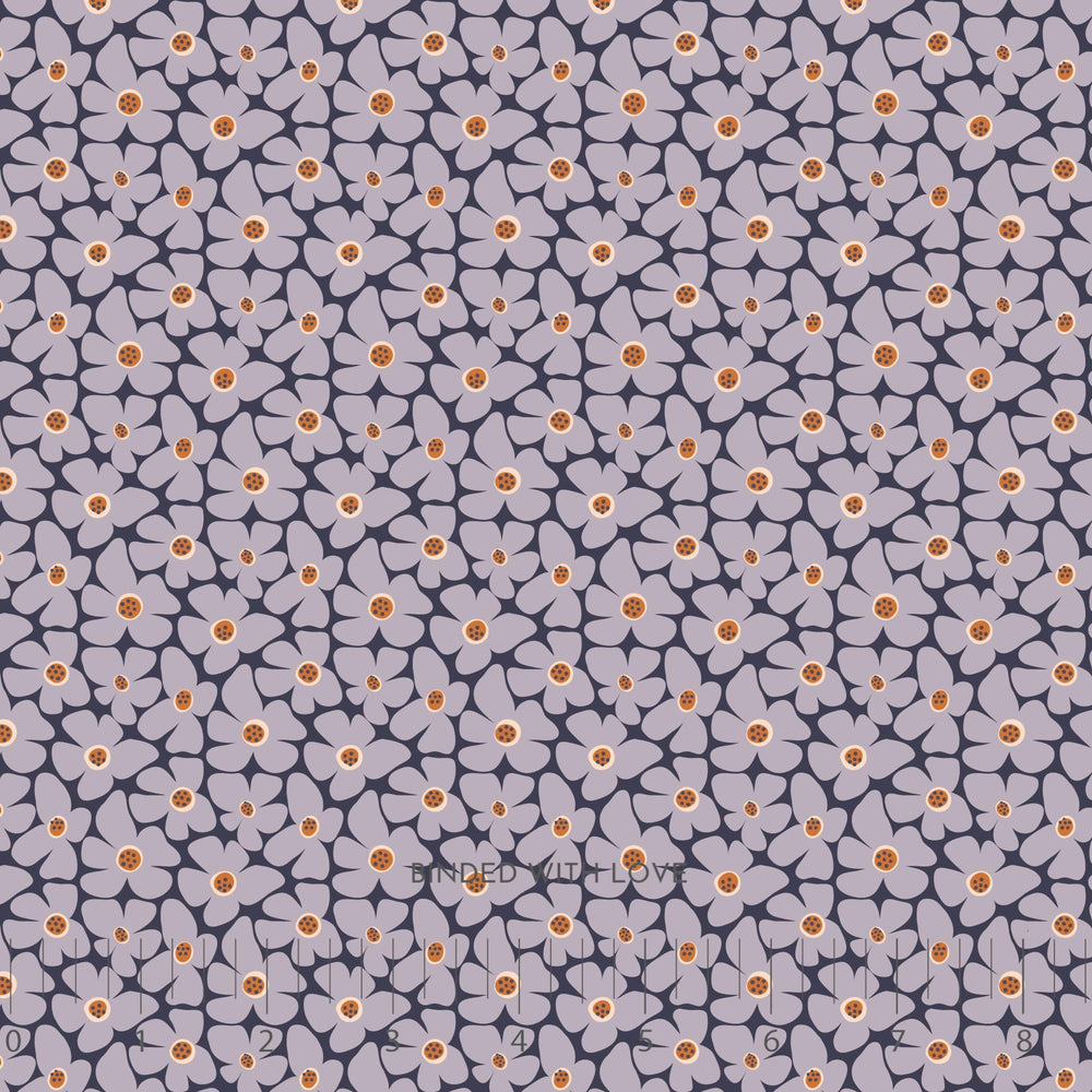 Clover Meadow Lavender Gray 229532 | Whimsical Forest Floor by Mel Armstrong