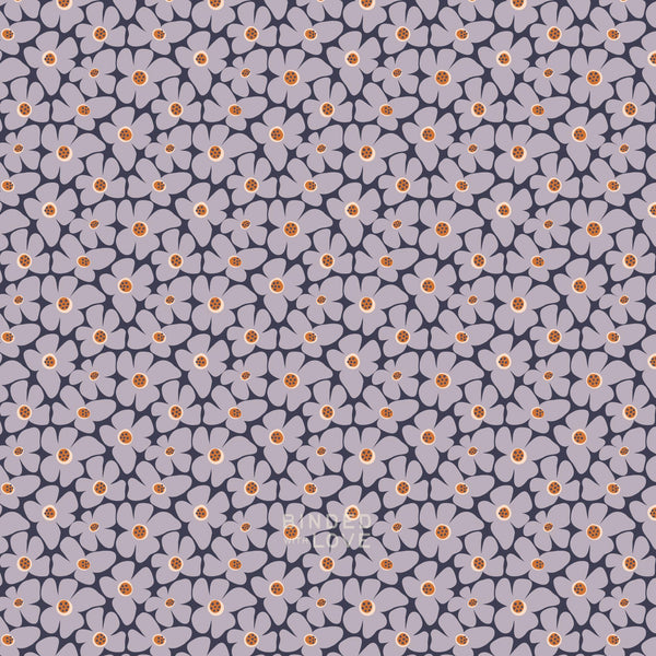 Clover Meadow Lavender Gray 229532 | Whimsical Forest Floor by Mel Armstrong