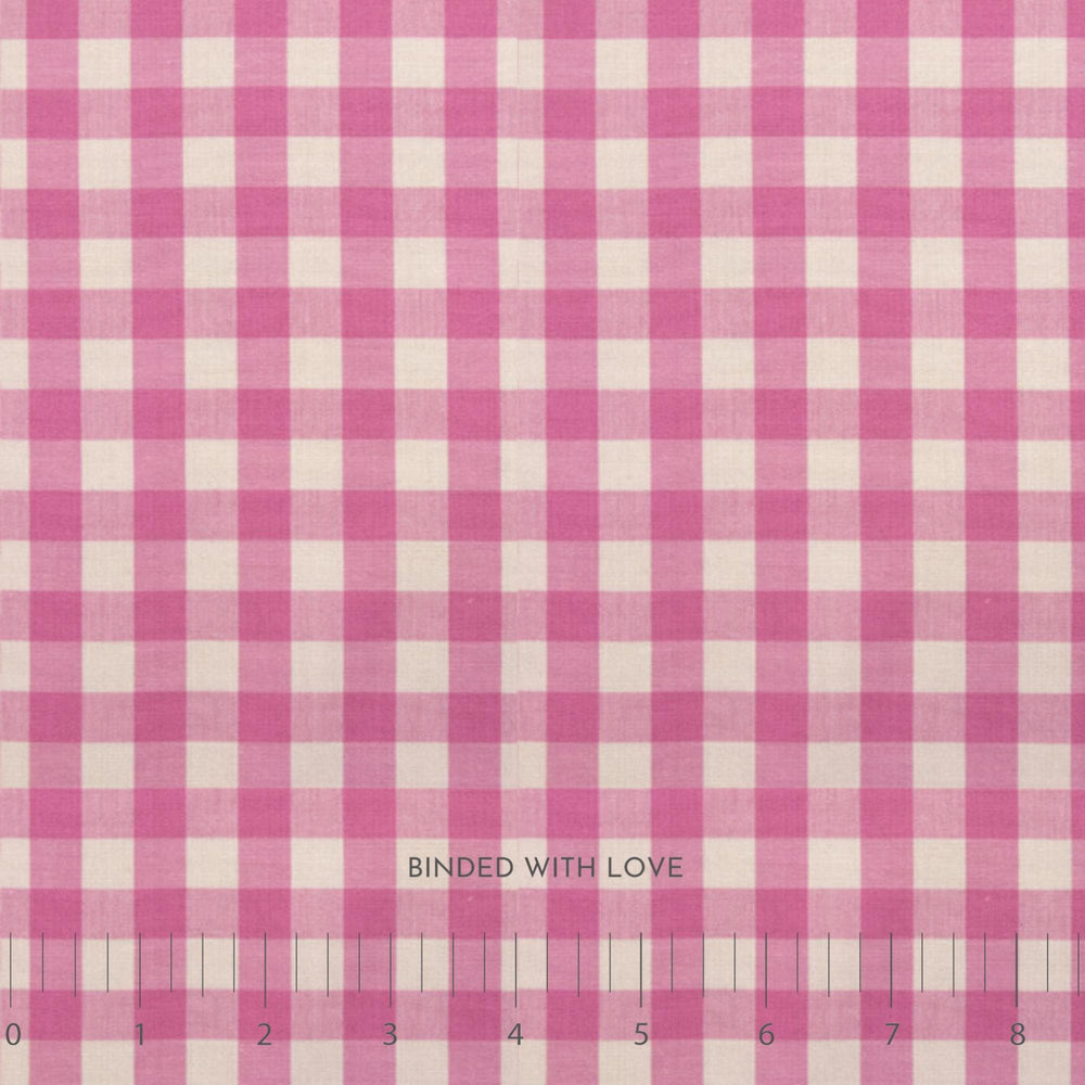 Gingham in Bubblegum | Picnic Wovens by Art Gallery Fabrics