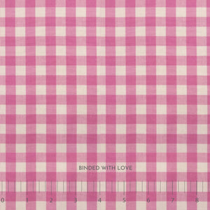 Gingham in Bubblegum | Picnic Wovens by Art Gallery Fabrics