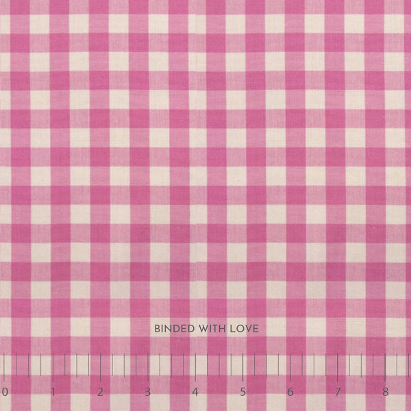 Gingham in Bubblegum | Picnic Wovens by Art Gallery Fabrics