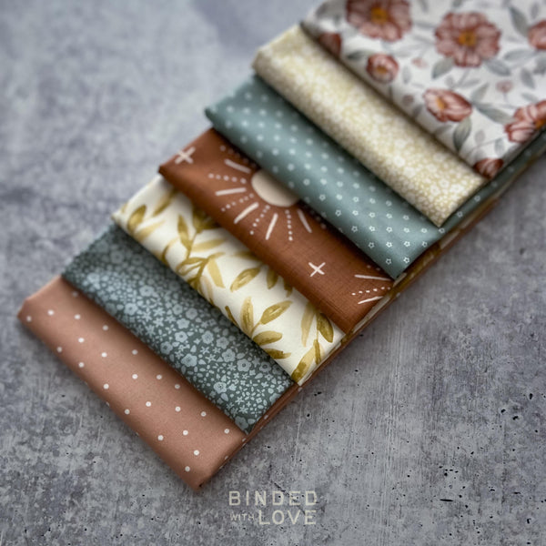 Wild at Heart by Bernadett Urbanovics for FIGO Fabrics | 7 Prints | Precut Fat quarter or Half Yard Bundle