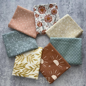 Wild at Heart by Bernadett Urbanovics for FIGO Fabrics | 7 Prints | Precut Fat quarter or Half Yard Bundle