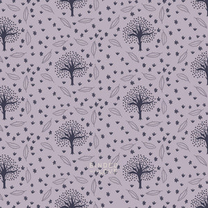 Winter Thicket Lavender Gray 229518 | Whimsical Forest Floor by Mel Armstrong