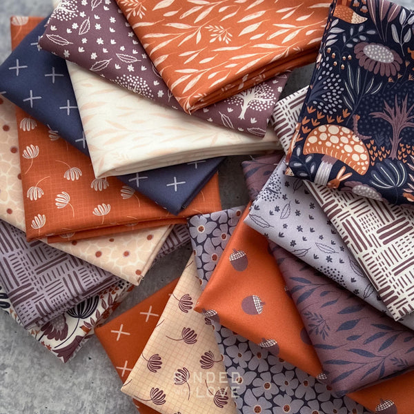Winter Thicket Red Bean 229519 | Whimsical Forest Floor by Mel Armstrong