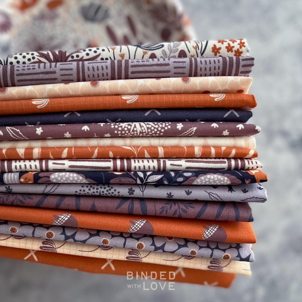 Basket Stitch Lavender Gray 229526 | Whimsical Forest Floor by Mel Armstrong