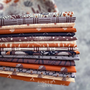 Winter Thicket Red Bean 229519 | Whimsical Forest Floor by Mel Armstrong