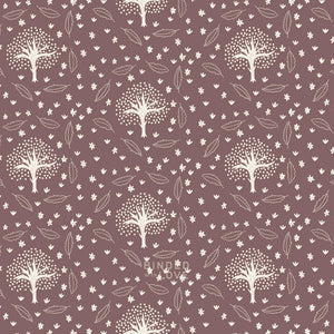 Winter Thicket Red Bean 229519 | Whimsical Forest Floor by Mel Armstrong