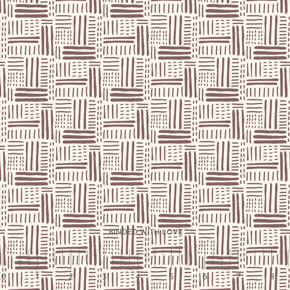 Basket Stitch Ivory 229525 | Whimsical Forest Floor by Mel Armstrong