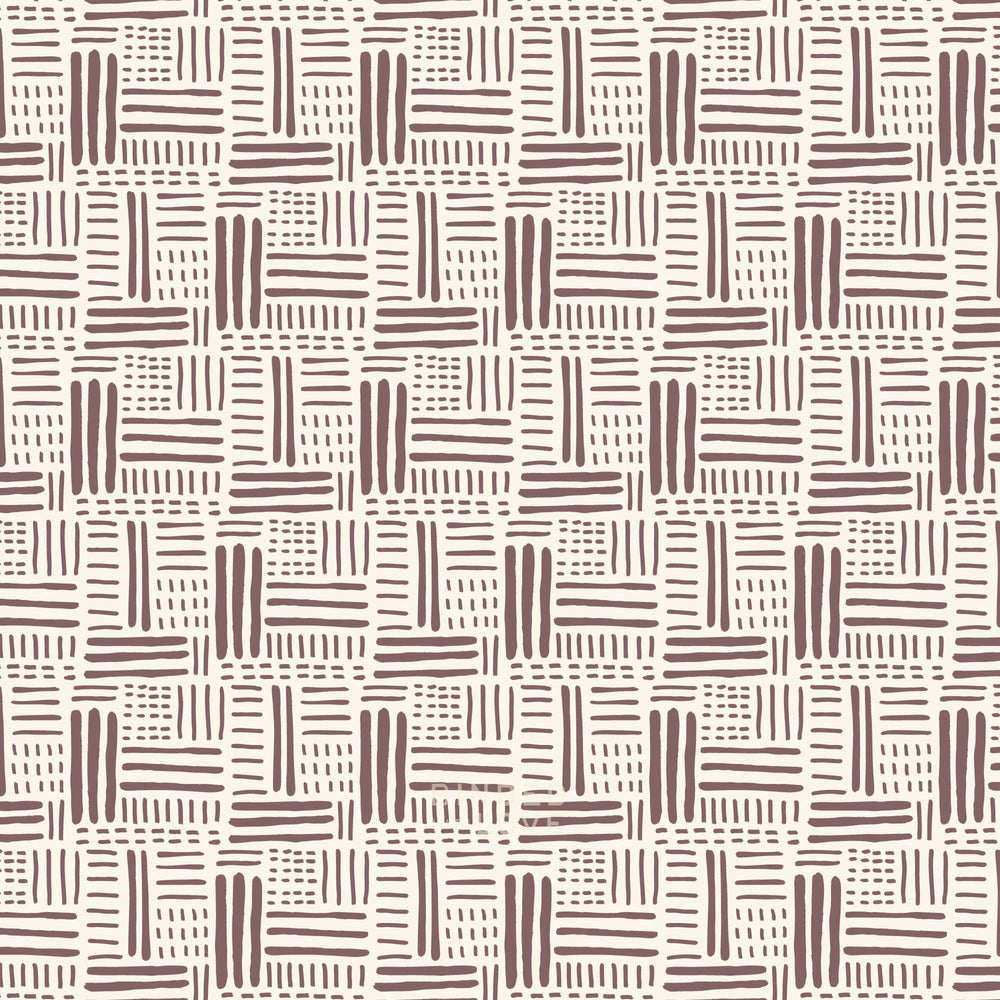 Basket Stitch Ivory 229525 | Whimsical Forest Floor by Mel Armstrong