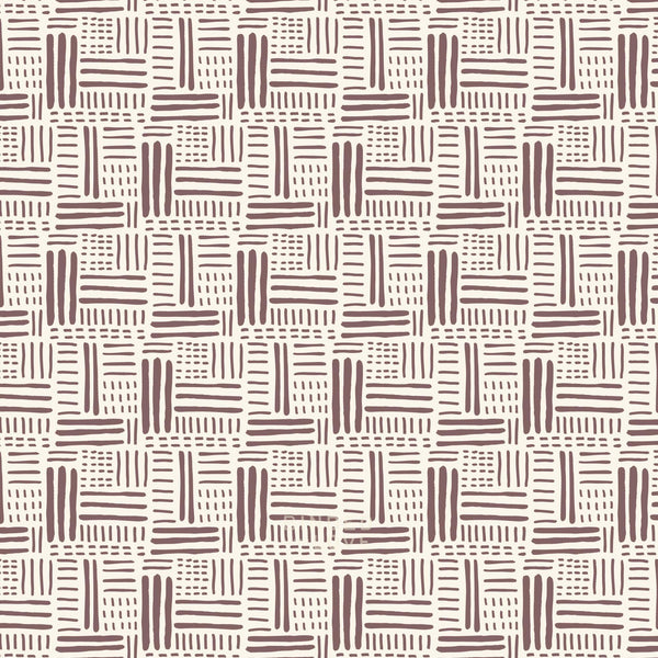 Basket Stitch Ivory 229525 | Whimsical Forest Floor by Mel Armstrong