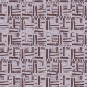 Basket Stitch Lavender Gray 229526 | Whimsical Forest Floor by Mel Armstrong