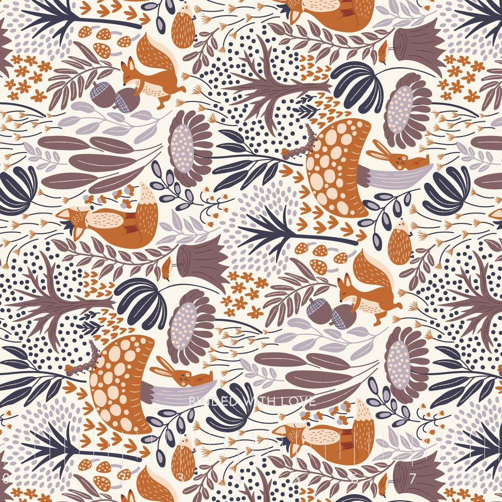 The Woodlander's Tale Ivory 229527 | Whimsical Forest Floor by Mel Armstrong