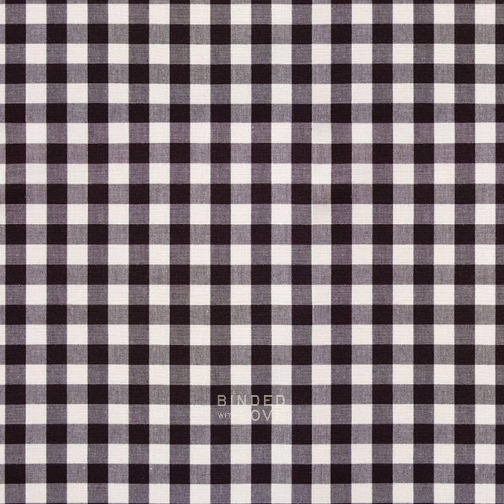 Gingham in Licorice | Picnic Wovens by Suzy Quilts for Art Gallery Fabrics