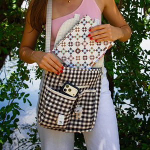 Gingham in Licorice | Picnic Wovens by Suzy Quilts for Art Gallery Fabrics