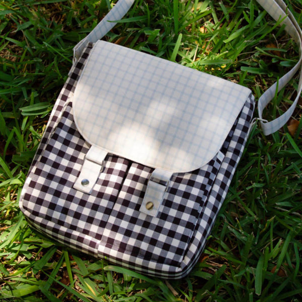 Gingham in Licorice | Picnic Wovens by Suzy Quilts for Art Gallery Fabrics