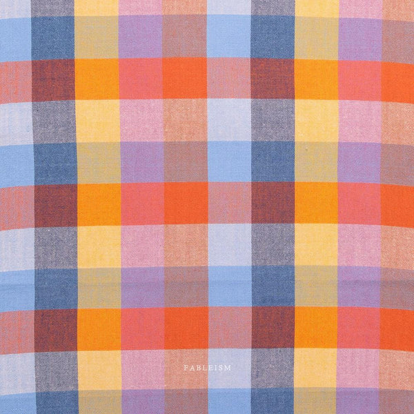 1 Inch Happy Checkers in Cornucopia FND-03-1HC-CORNUCOPIA | Fine and Dandy by Fableism Supply Co.