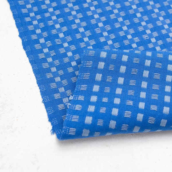 Basket Weave in Bright Blue FND-09-BSK-BRIGHTBLUE | Fine and Dandy by Fableism Supply Co.