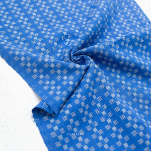 Basket Weave in Bright Blue FND-09-BSK-BRIGHTBLUE | Fine and Dandy by Fableism Supply Co.