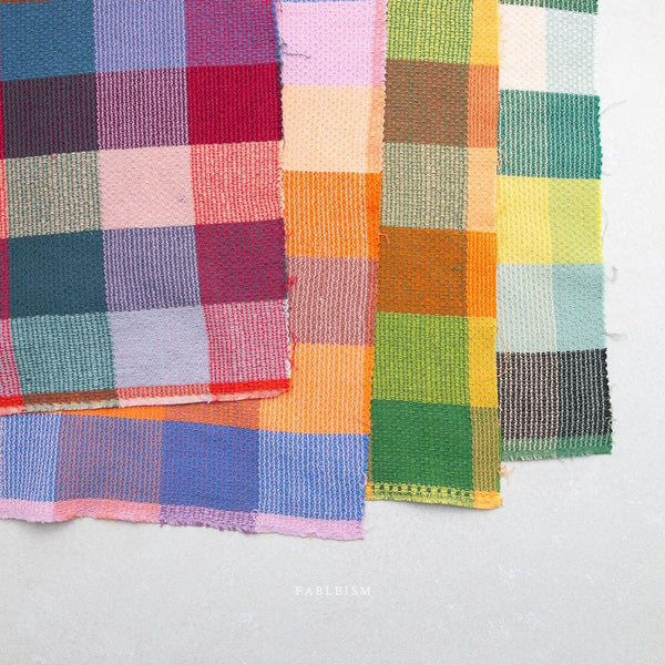 Waffle Happy Checkers in Cider WHC-03-3HC-CIDER | Waffle Happy Checkers by Fableism Supply Co.