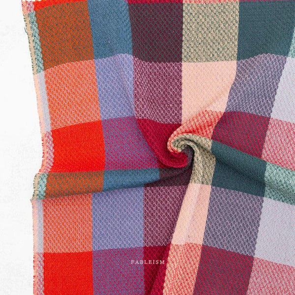 Waffle Happy Checkers in Sangria WHC-01-3HC-SANGRIA | Waffle Happy Checkers by Fableism Supply Co.