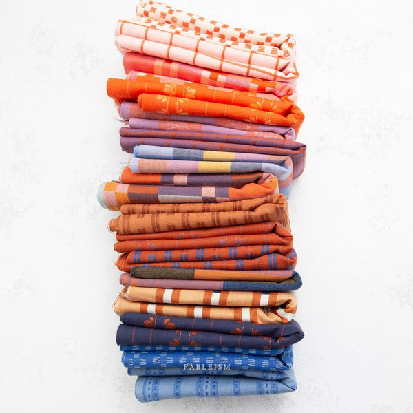 Fine and Dandy Fabric Bundle | Fableism Supply Co. | Full Collection 16 Yarn Dyed Wovens | Quilting Fabric