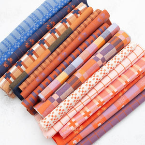 Fine and Dandy Fabric Bundle | Fableism Supply Co. | Full Collection 16 Yarn Dyed Wovens | Quilting Fabric