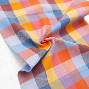 1 Inch Happy Checkers in Cornucopia FND-03-1HC-CORNUCOPIA | Fine and Dandy by Fableism Supply Co.