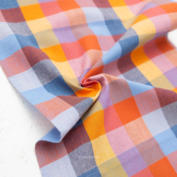 1 Inch Happy Checkers in Cornucopia FND-03-1HC-CORNUCOPIA | Fine and Dandy by Fableism Supply Co.
