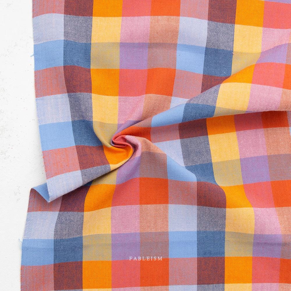 1 Inch Happy Checkers in Cornucopia FND-03-1HC-CORNUCOPIA | Fine and Dandy by Fableism Supply Co.
