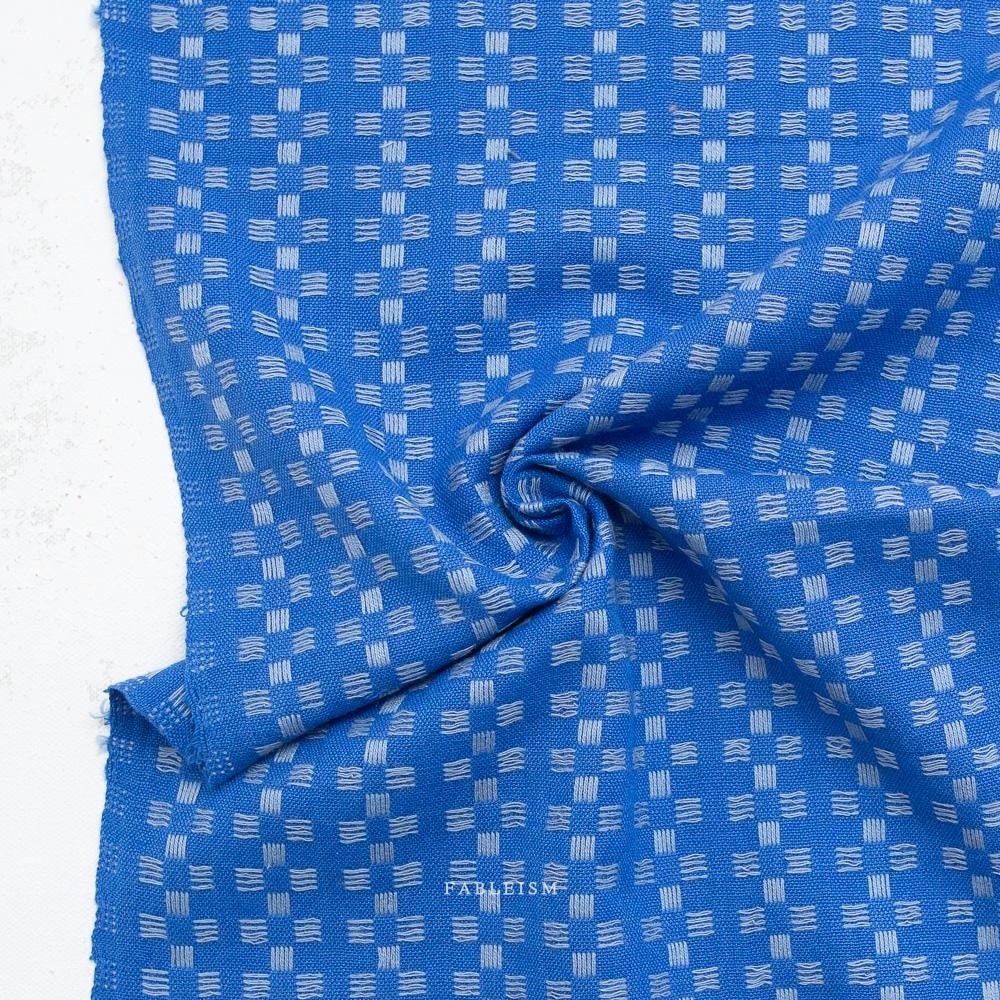 Basket Weave in Bright Blue FND-09-BSK-BRIGHTBLUE | Fine and Dandy by Fableism Supply Co.