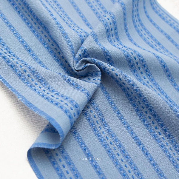 Stitch Stripe in Blue FND-10-SSP-BLUE | Fine and Dandy by Fableism Supply Co.