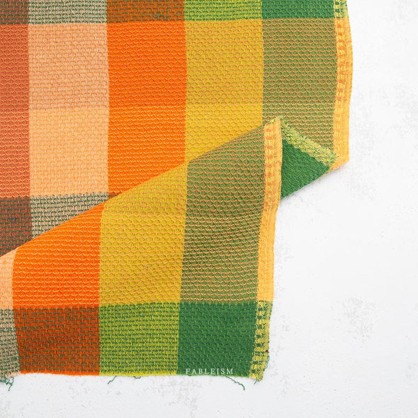 Waffle Happy Checkers in Cider WHC-03-3HC-CIDER | Waffle Happy Checkers by Fableism Supply Co.